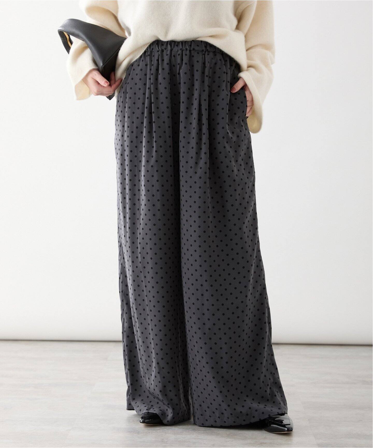 追加2》ドットワイドパンツ（その他パンツ）｜VERMEIL par iena  
