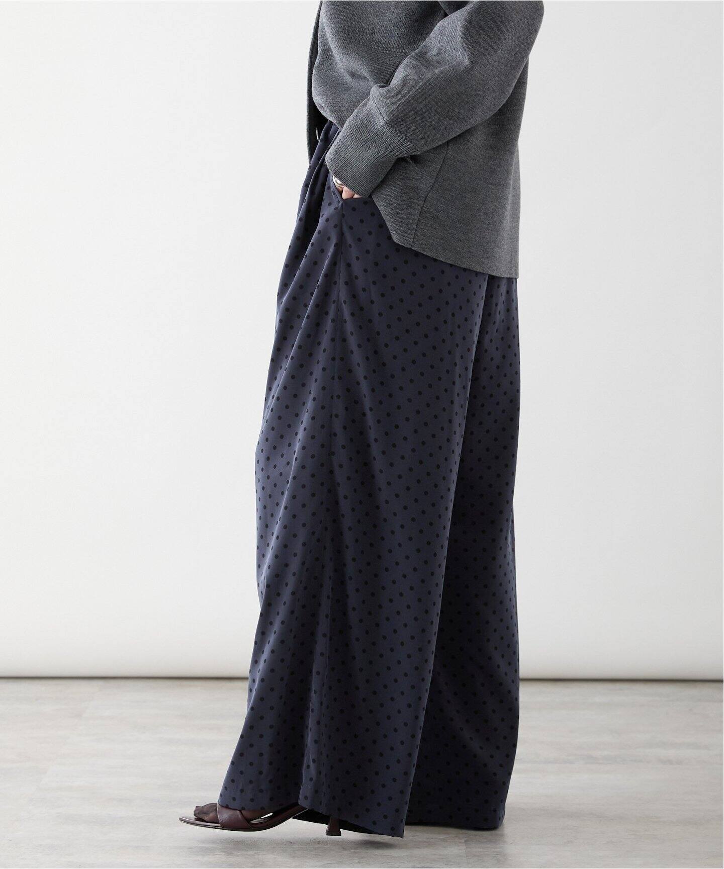 追加2》ドットワイドパンツ（その他パンツ）｜VERMEIL par iena  