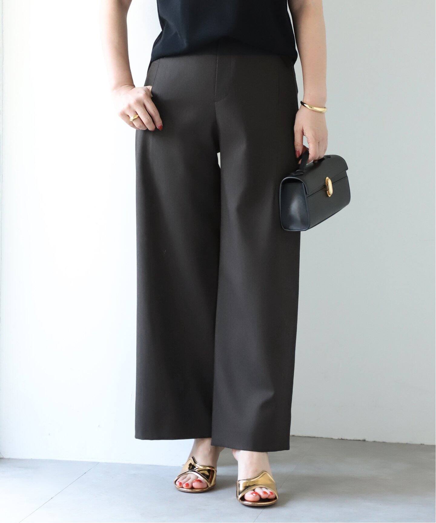 P/Rツイル ワイドパンツ（スラックス）｜VERMEIL par iena  