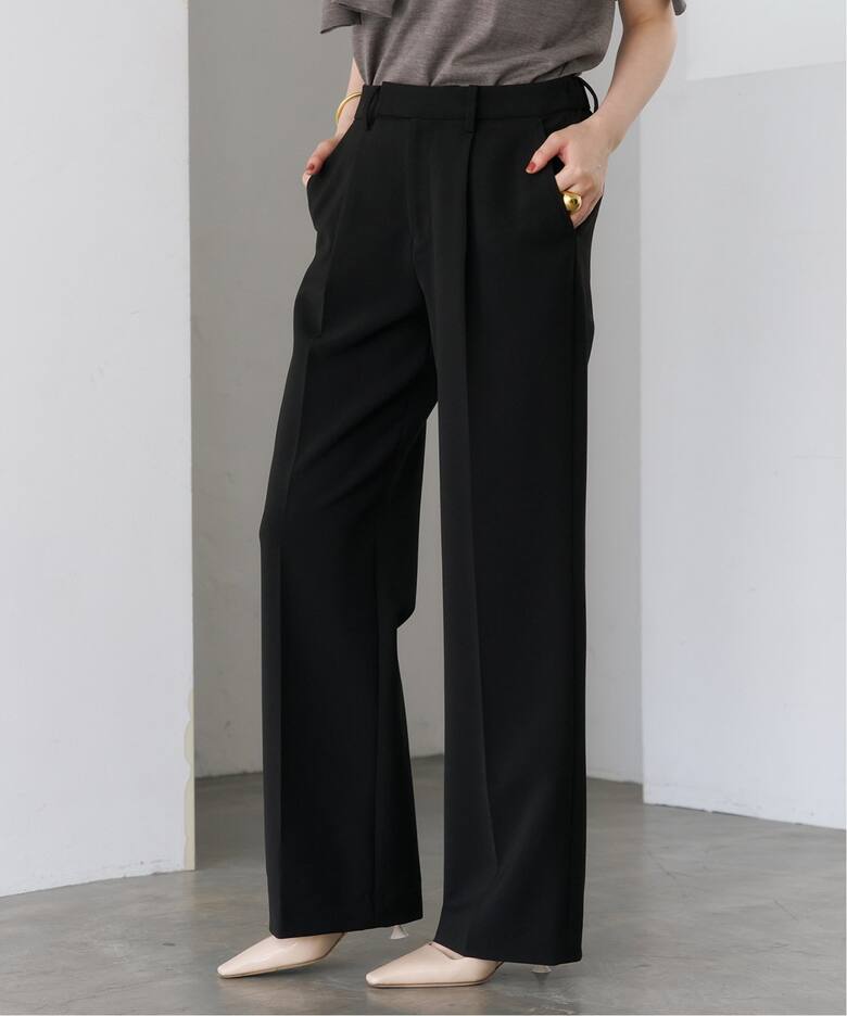 ダブルクロス ストレッチパンツ（スラックス）｜VERMEIL par iena  