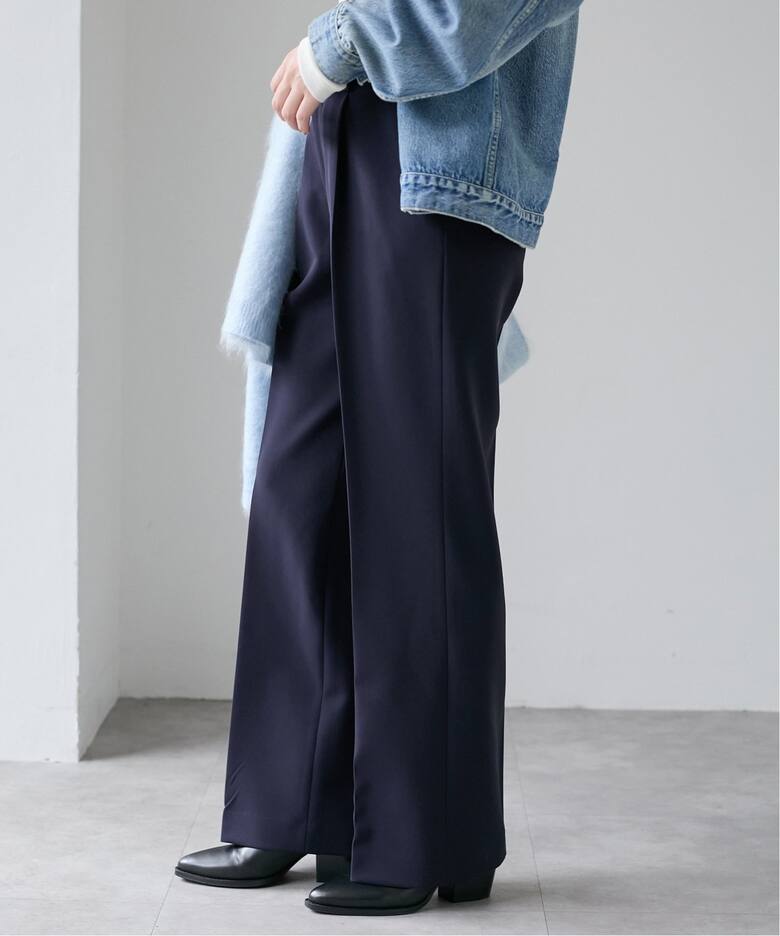 ダブルクロス ストレッチパンツ（スラックス）｜VERMEIL par iena