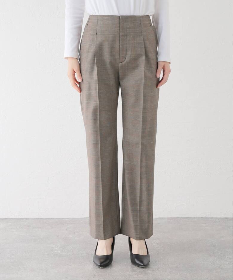woolモヘヤセンタープレスタックパンツ（スラックス）｜VERMEIL par  