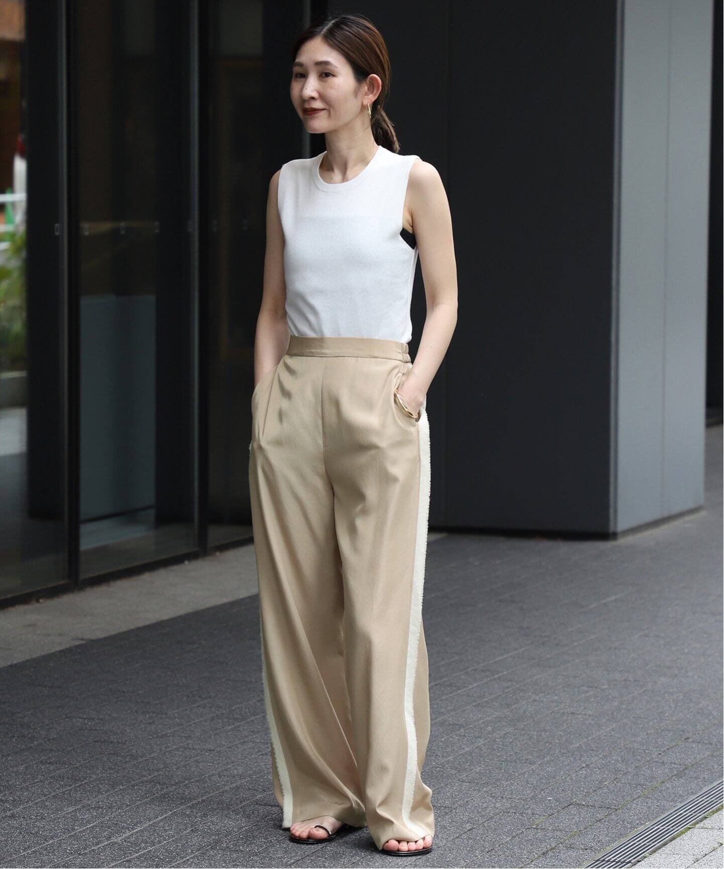 VERMEIL par iena ACEサテンイージーパンツ36サイズ VERMEIL par iena ACEサテンイージーパンツ36サイズ