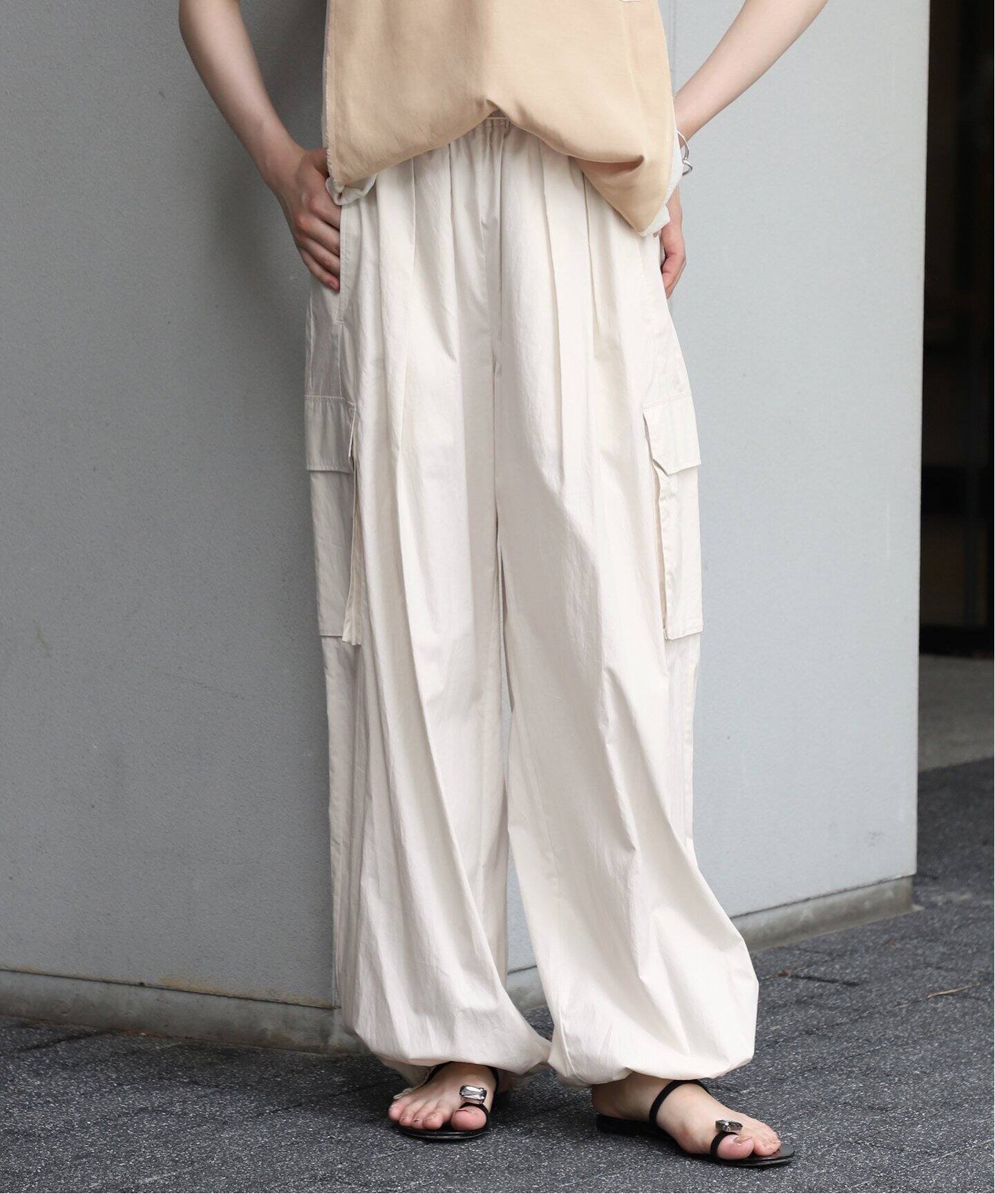 コットンチンツワイドカーゴパンツ（カーゴパンツ）｜VERMEIL par iena  