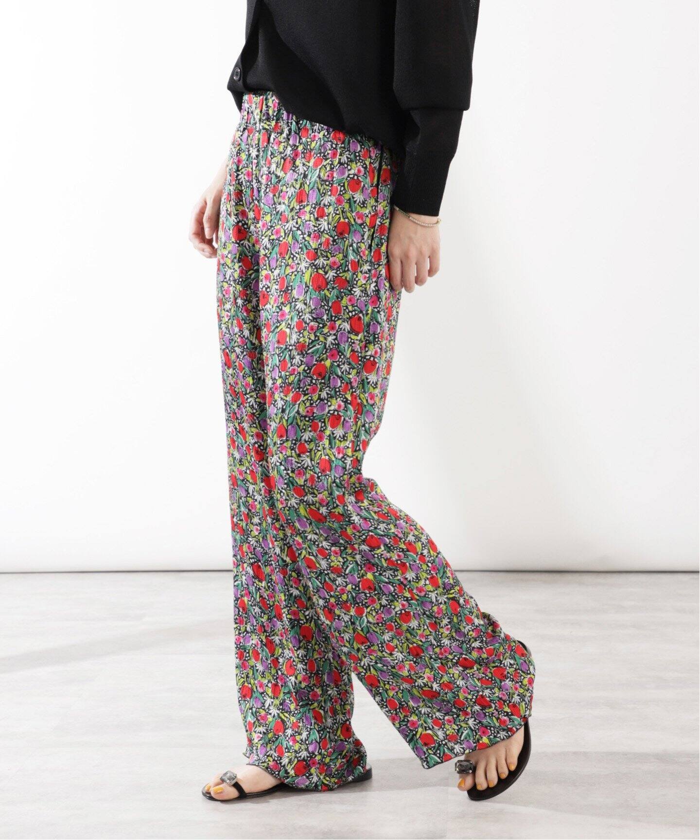 フラワープリントパンツ（その他パンツ）｜VERMEIL par iena  