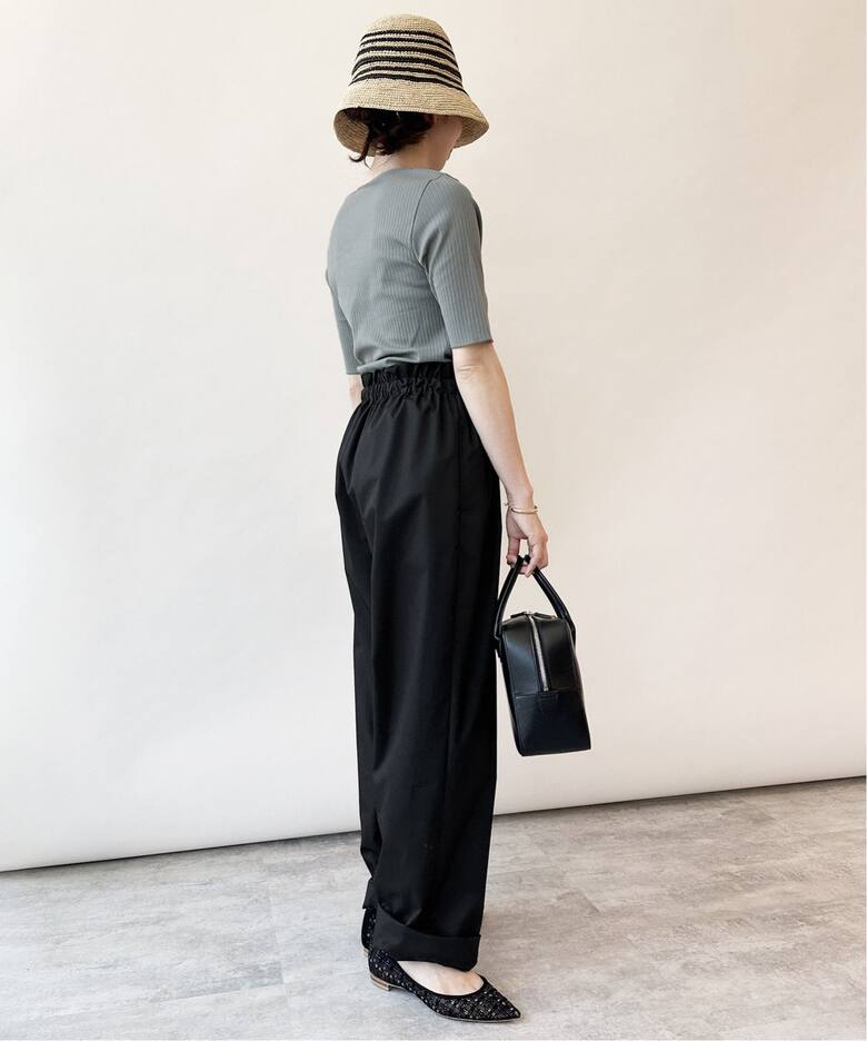 コットンポリエステルドロストパンツ（その他パンツ）｜VERMEIL par  