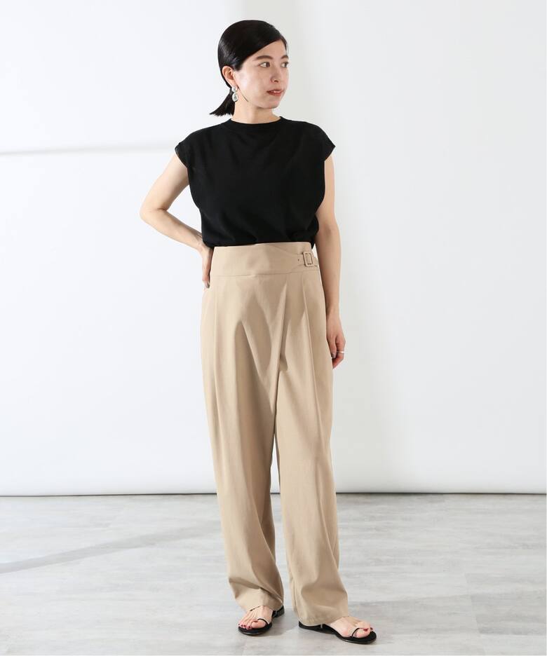 アシンメトリーパンツ（スラックス）｜VERMEIL par iena（ヴェルメイユ  