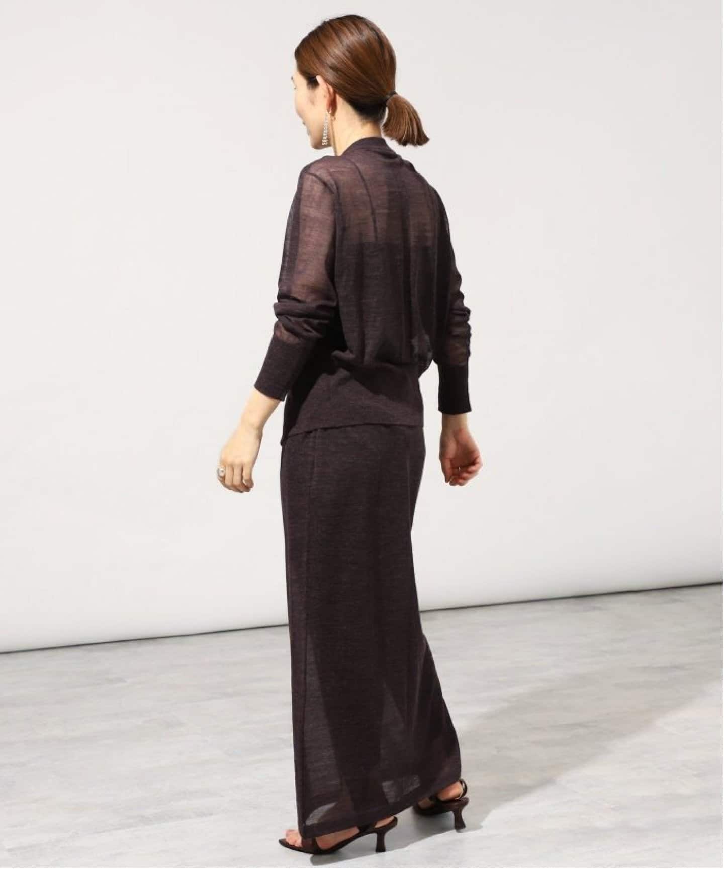 ヴェルメイユパーイエナ 新品　vintageサテンワイドパンツ ヴェルメイユパーイエナ 新品 vintageサテンワイドパンツ