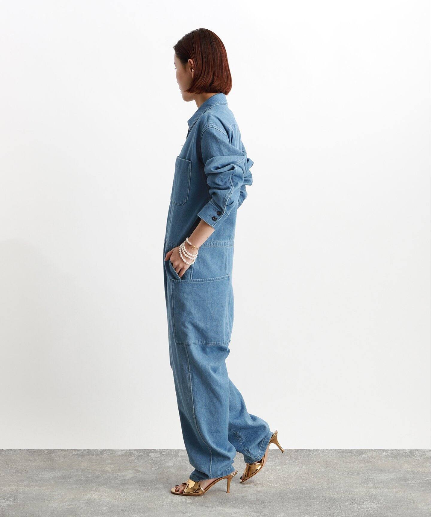 クリーニング済極美品】ヴェルメイユパーイエナ オールインワンスーツ  