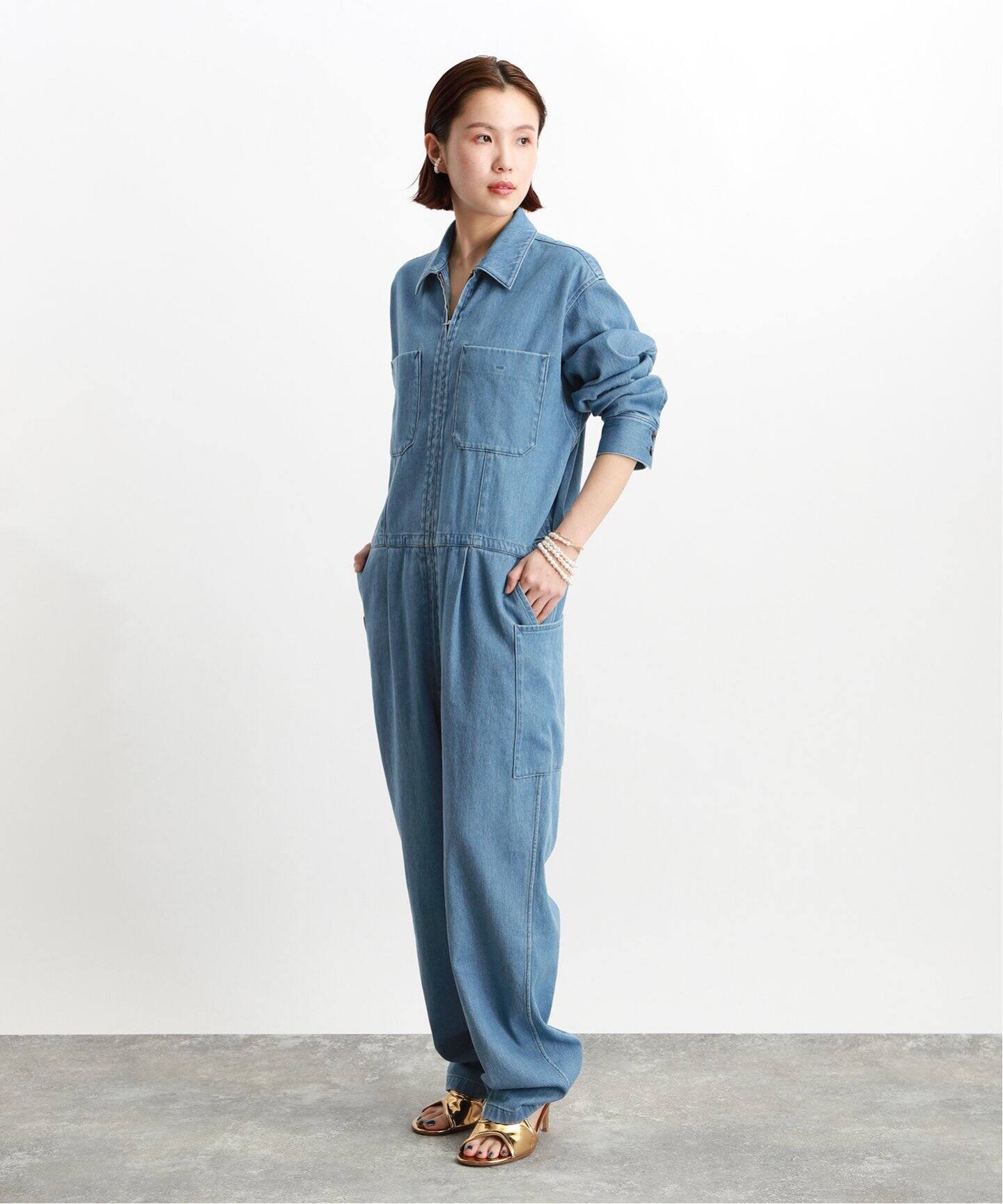 デニムオールインワン（つなぎ／オールインワン）｜VERMEIL par iena  