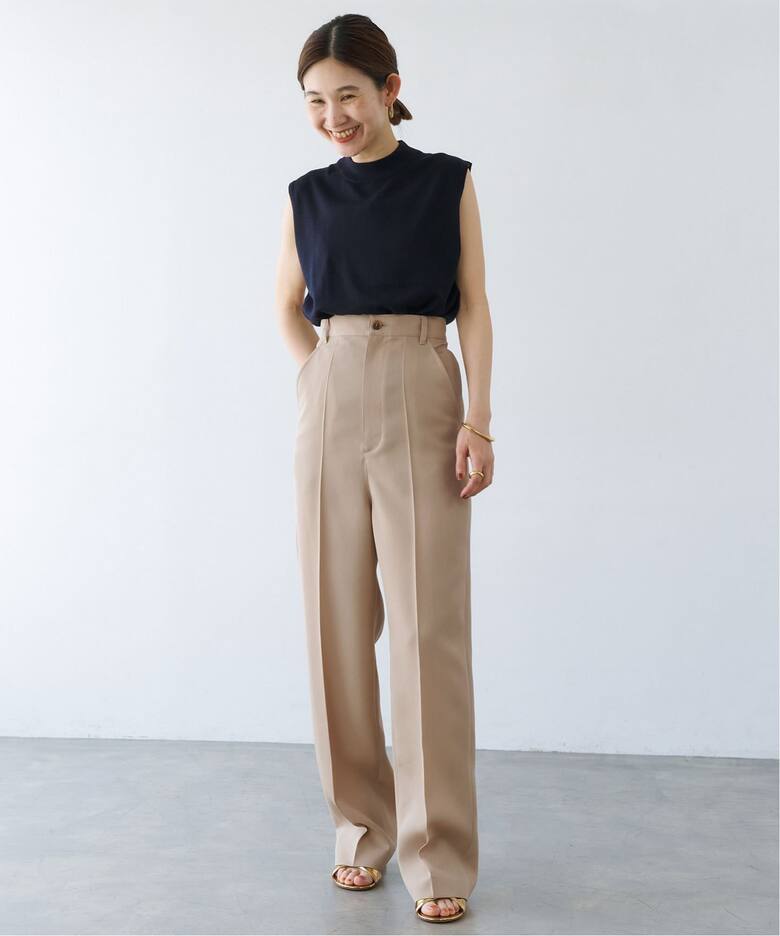 VERMEIL par iena ヴェルメイユ パー イエナ パンツ ベージュ サイズ  