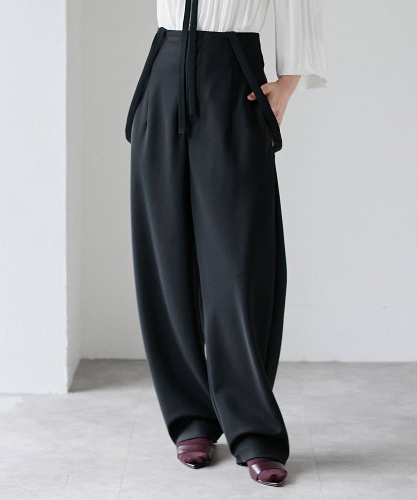 ウールナイロンサスペンダーパンツ（その他パンツ）｜VERMEIL par iena  