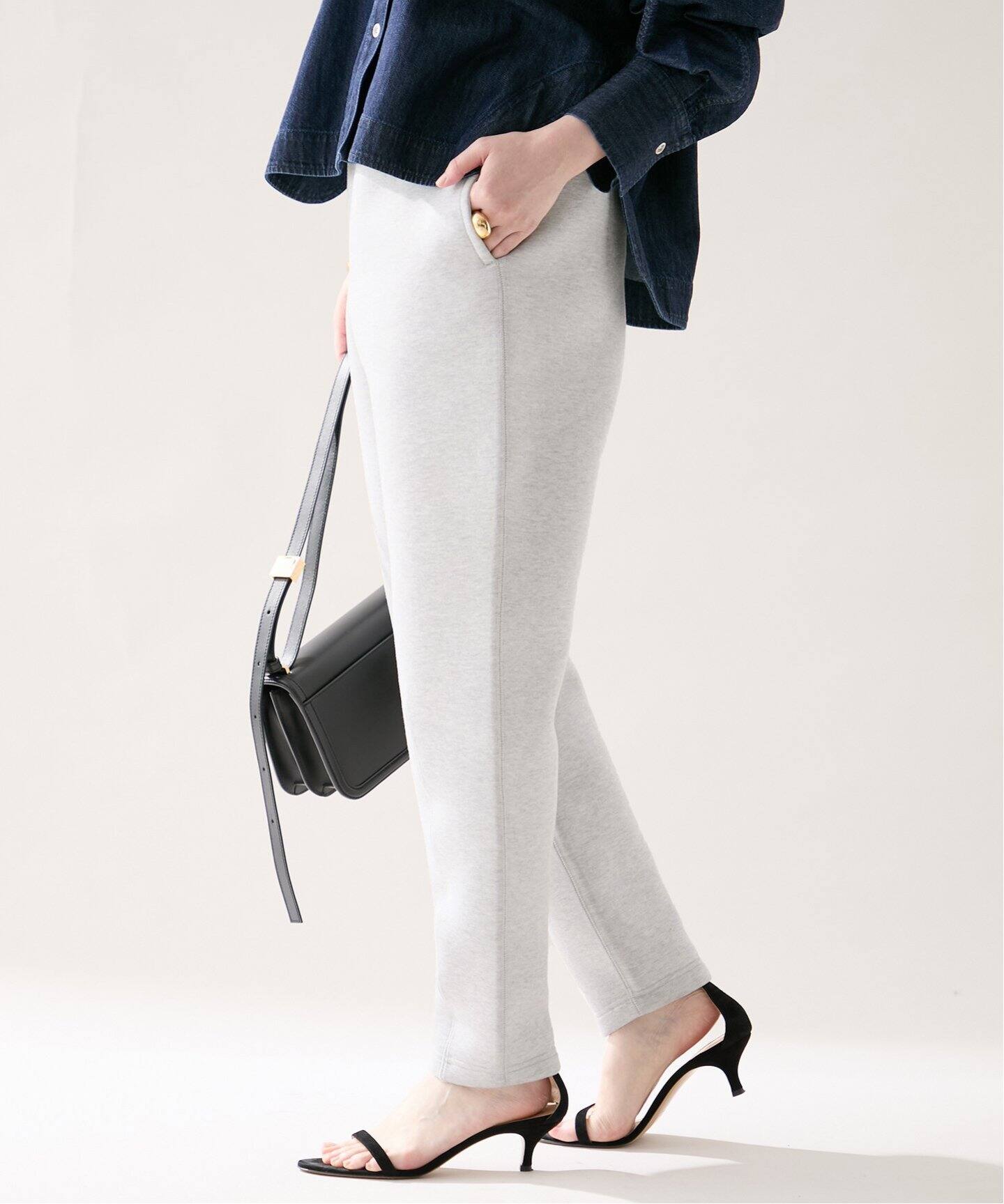 コットンナイロンダンボールドローパンツ（ジャージ／トラックパンツ