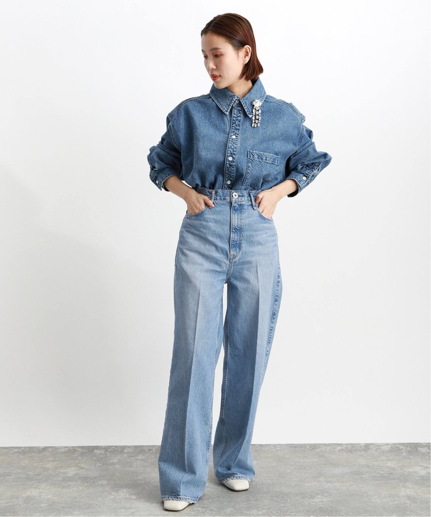 upper hights/アッパーハイツ】THE SISTER FLOW（デニムパンツ  