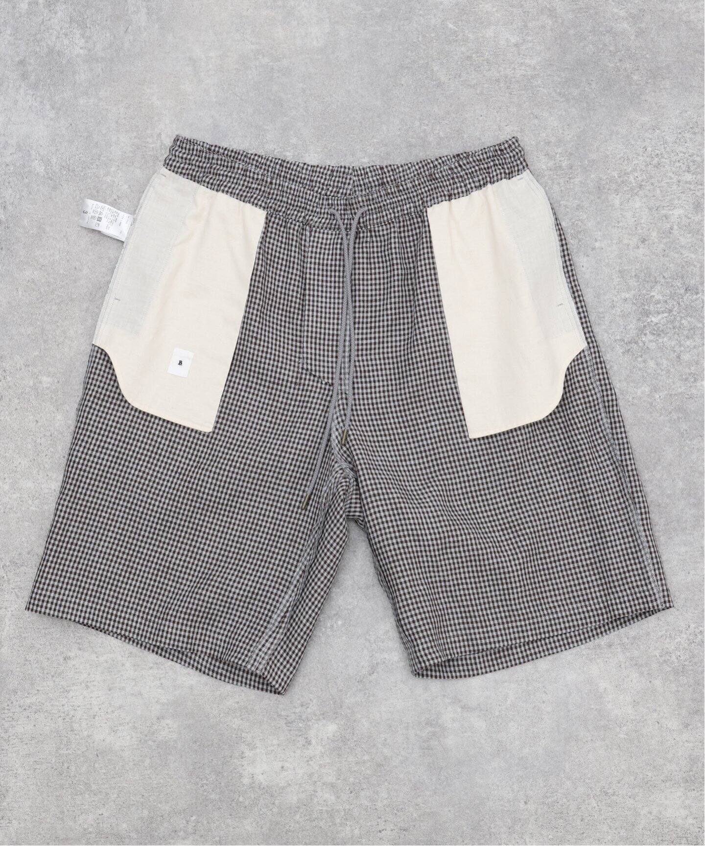新品未使用EDIFICE LA BOUCLE  VENTILE ショーツ L LA BOUCLE / ラブークル】1タック イージー ショーツ(パターン