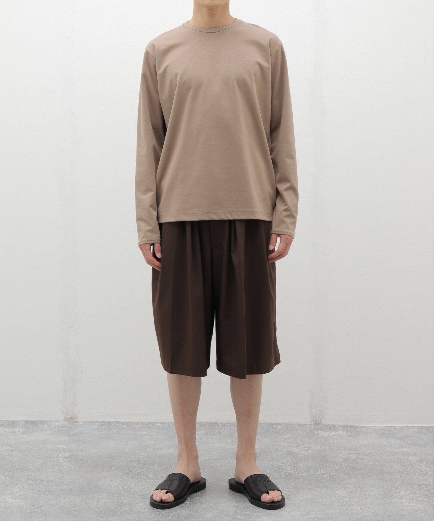 Sillage (シアージ) WOOL TROPICAL CIRCULAR SHORTS SL24SS-CSP 
