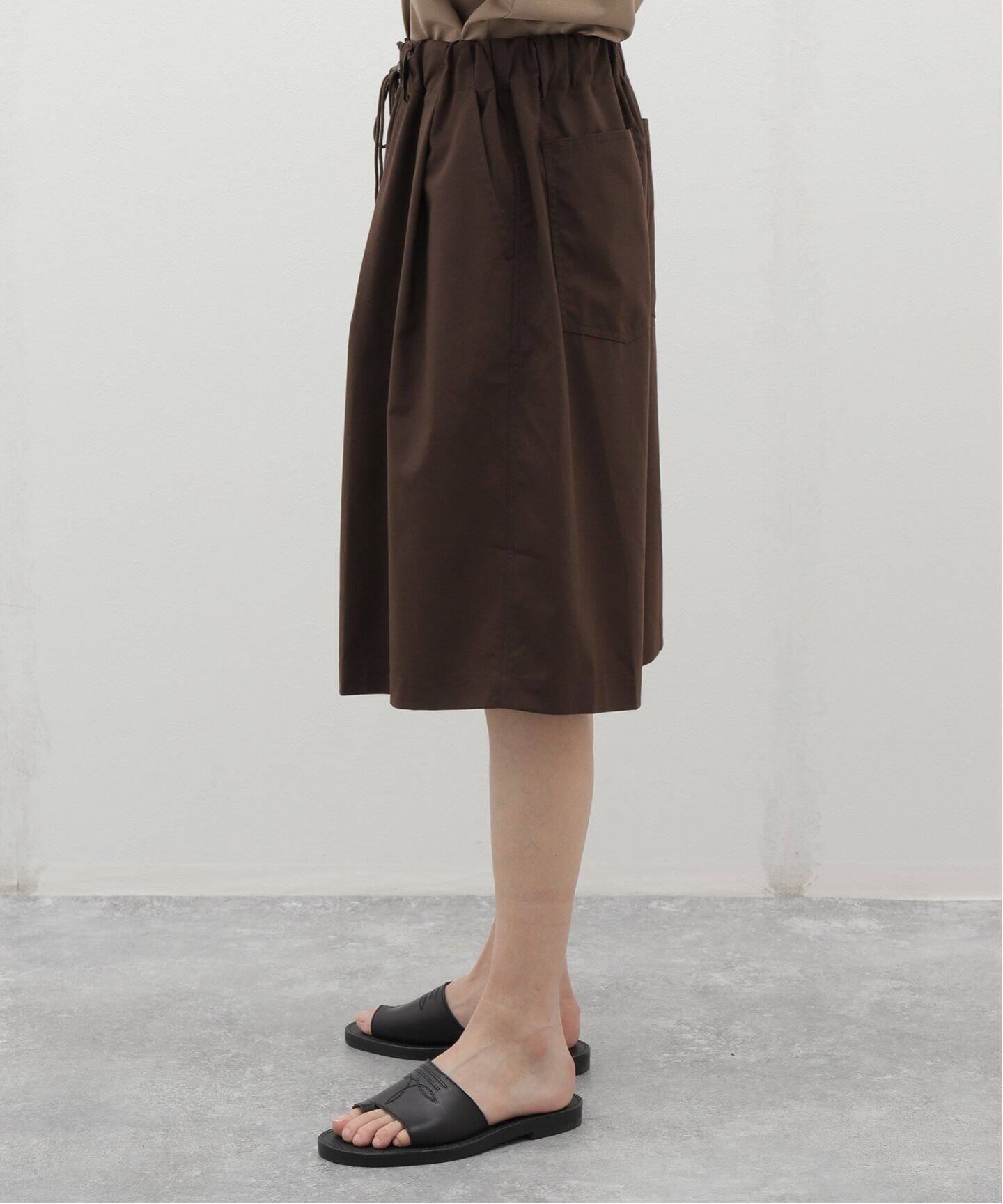 【美品】sillage(シアージ) khaki fleece shorts Sillage (シアージ) WOOL TROPICAL CIRCULAR SHORTS SL24SS-CSP