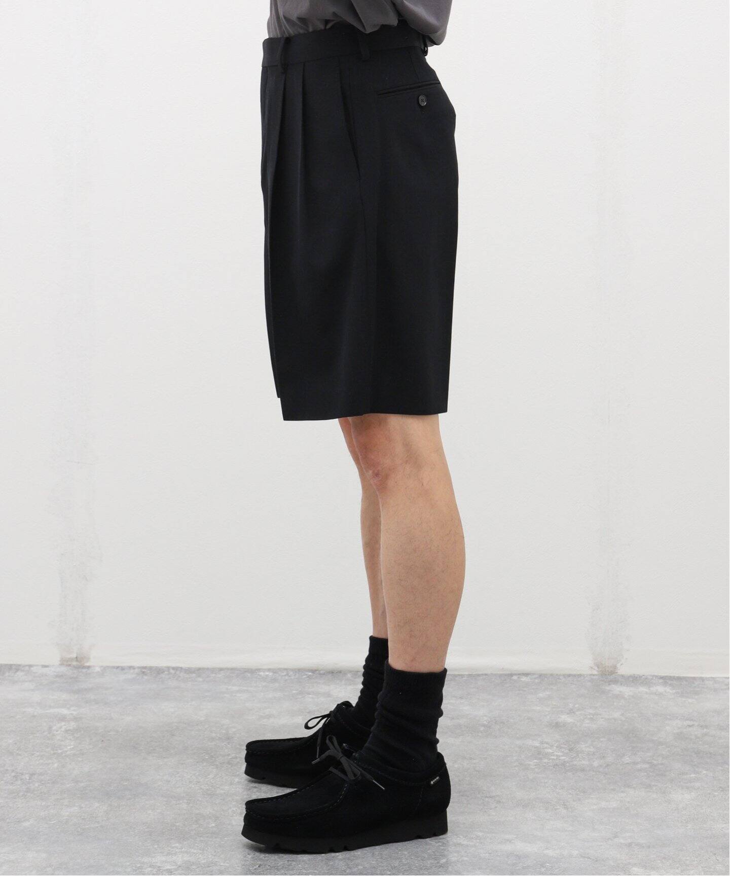 AURALEE / オーラリー】LIGHT WOOL MAX GABARDINE SHORTS（ショート  