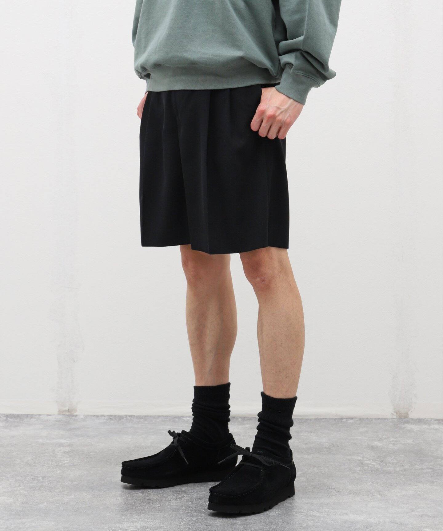 AURALEE / オーラリー】LIGHT WOOL MAX GABARDINE SHORTS（ショート  