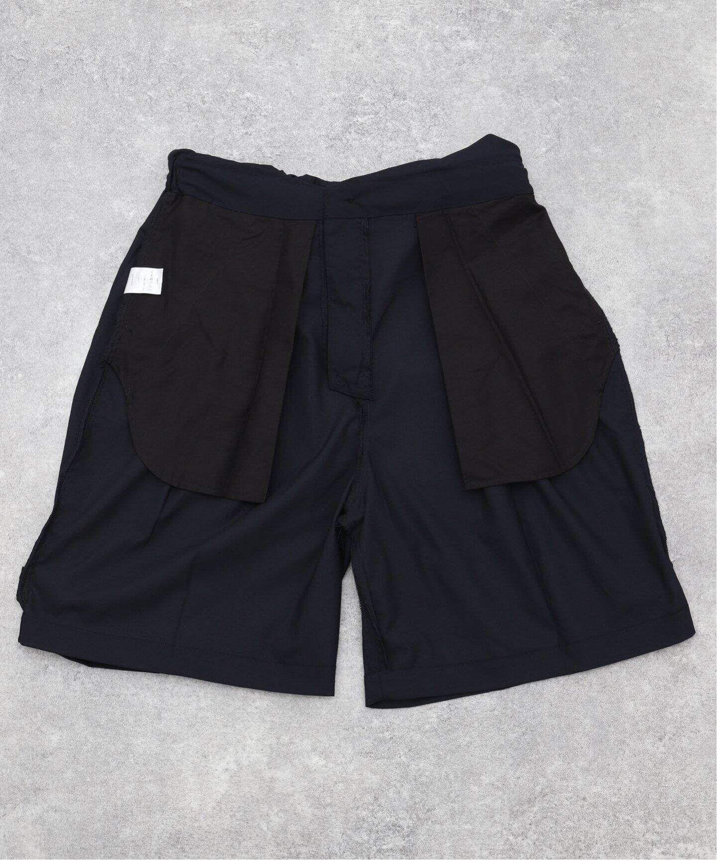 Sillage (シアージ) WOOL TROPICAL GURKHA SHORTS EX SL24SS-GRSTW-NV 