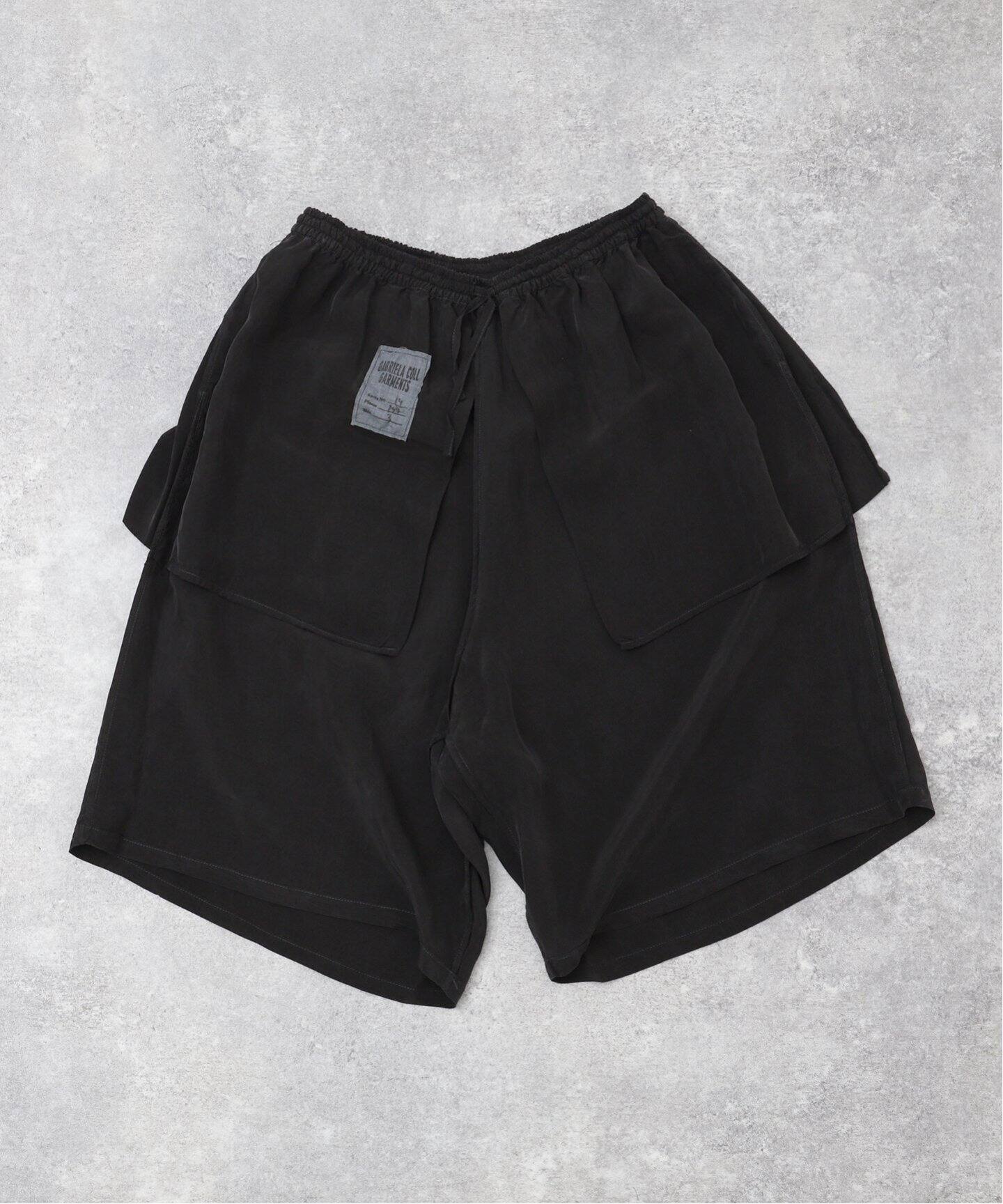 GABRIELA COLL GARMENTS】CUPRO SHORT TROUSERS（ショート・ハーフ 