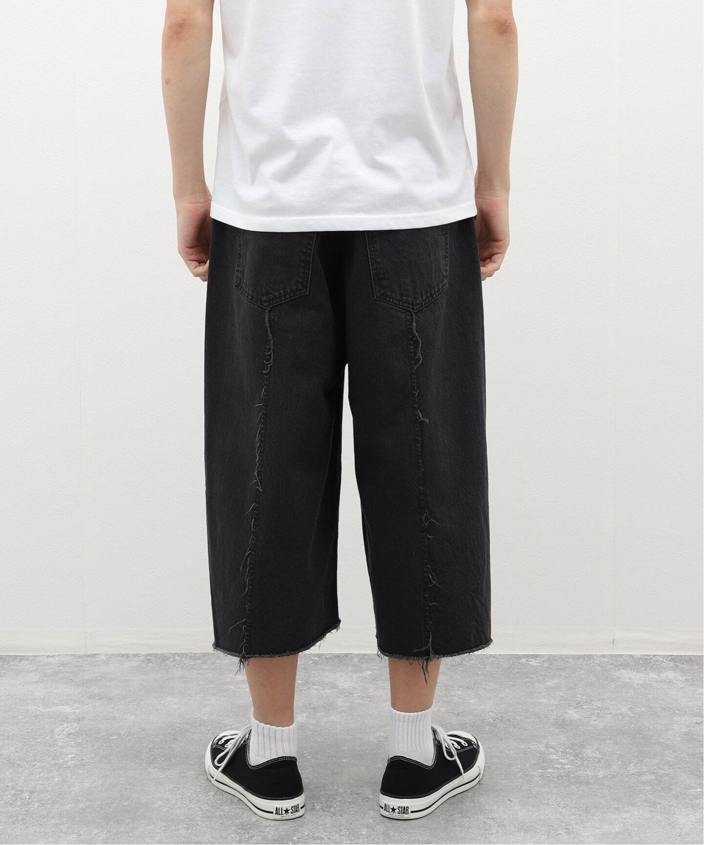 JIEDA / ジエダ】CROPPED LOOSE FIT DENIM（ショート・ハーフパンツ 