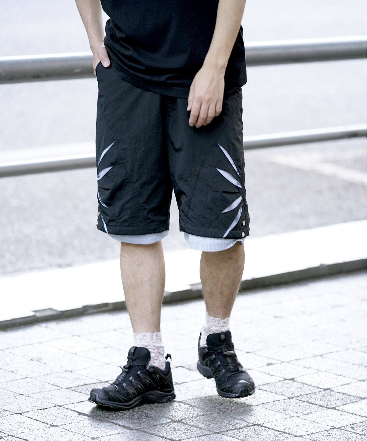 SAN SAN GEAR / サンサンギア】CUT OFF MESH SHORTS（ショート・ハーフ 