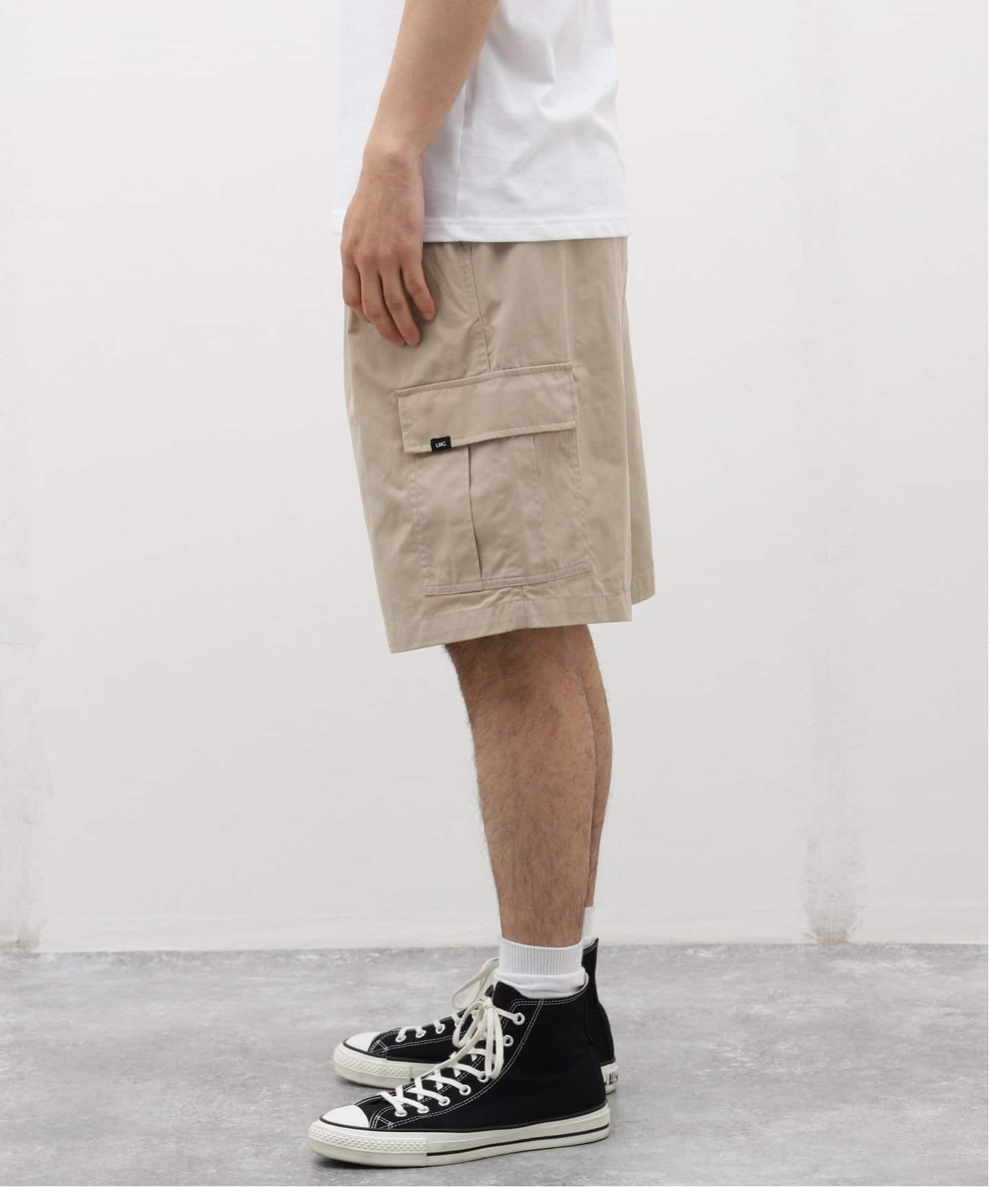 ハーフ・ショートパンツ LMC WIDE CARGO SHORTS beige 0LM24SHP103BEG LMC / エルエムシー】WIDE CARGO SHORTS（ショート・ハーフ