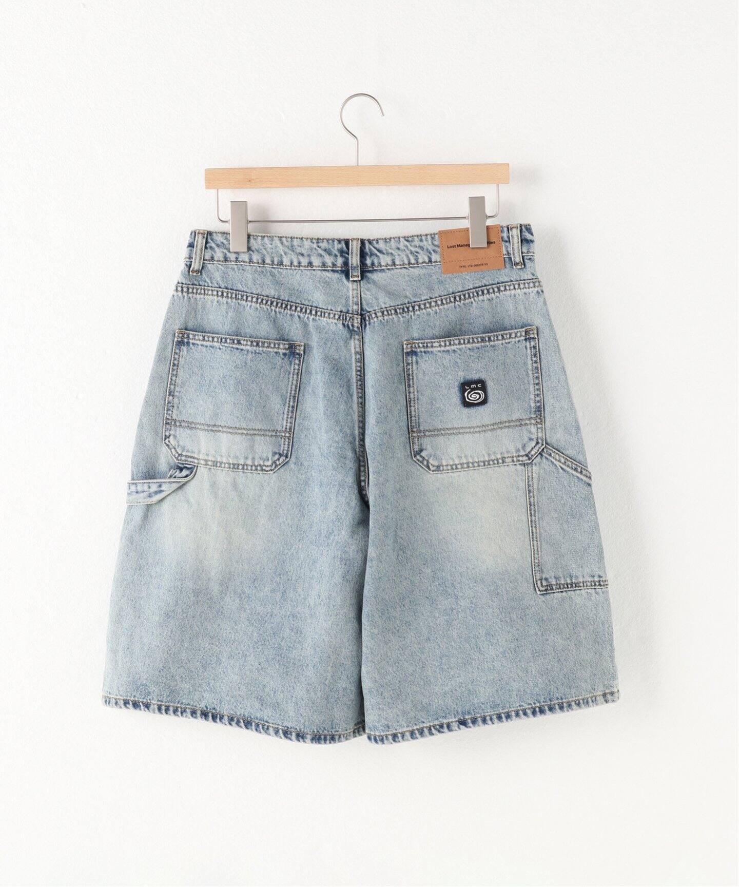 ★2024SS新作★LMC★BRUSH WASHED DENIM CARPENTER SHORTS LMC / エルエムシー】BRUSH WASHED DENIM CARPENTER SHORTS