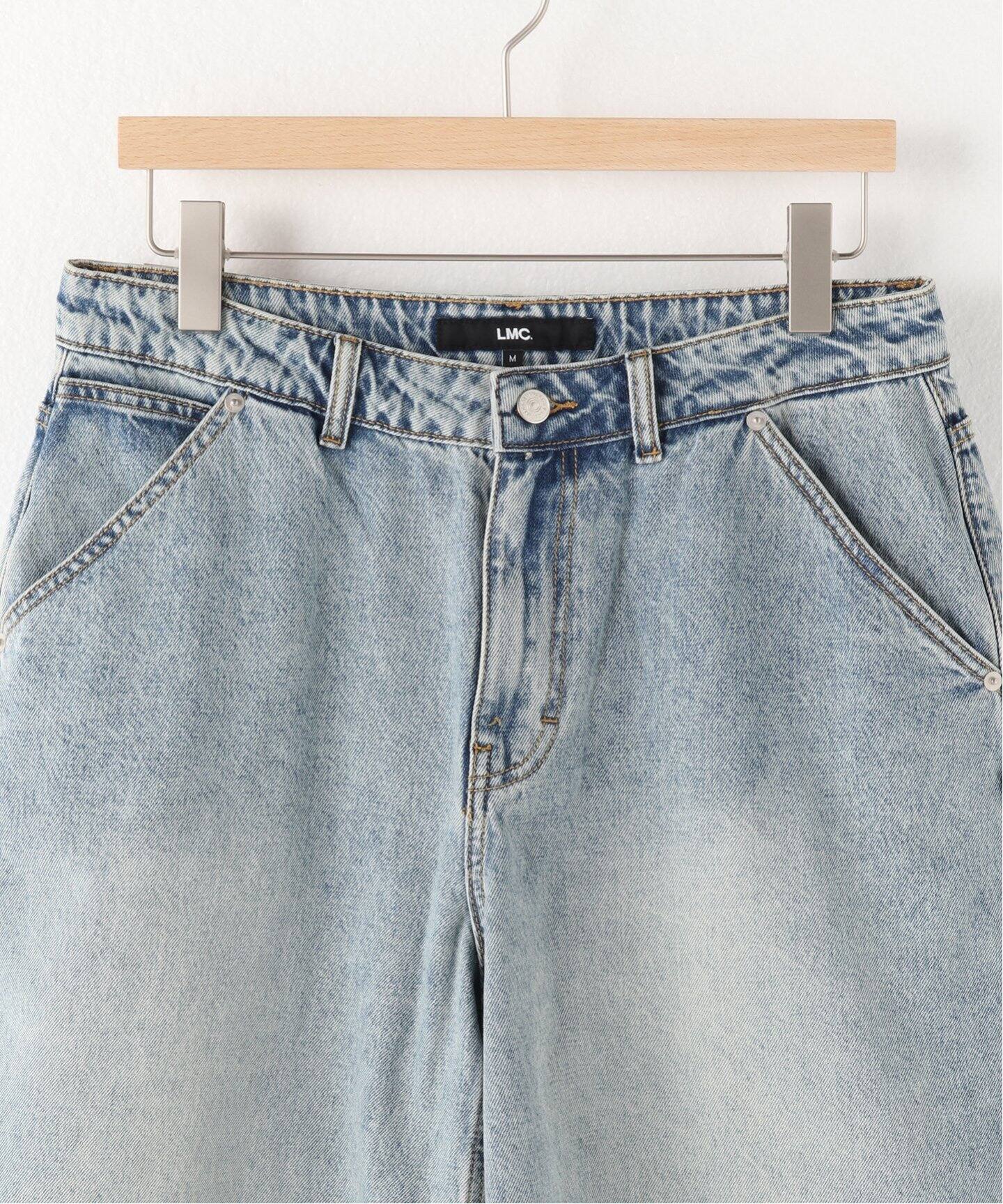 LMC / エルエムシー】BRUSH WASHED DENIM CARPENTER SHORTS