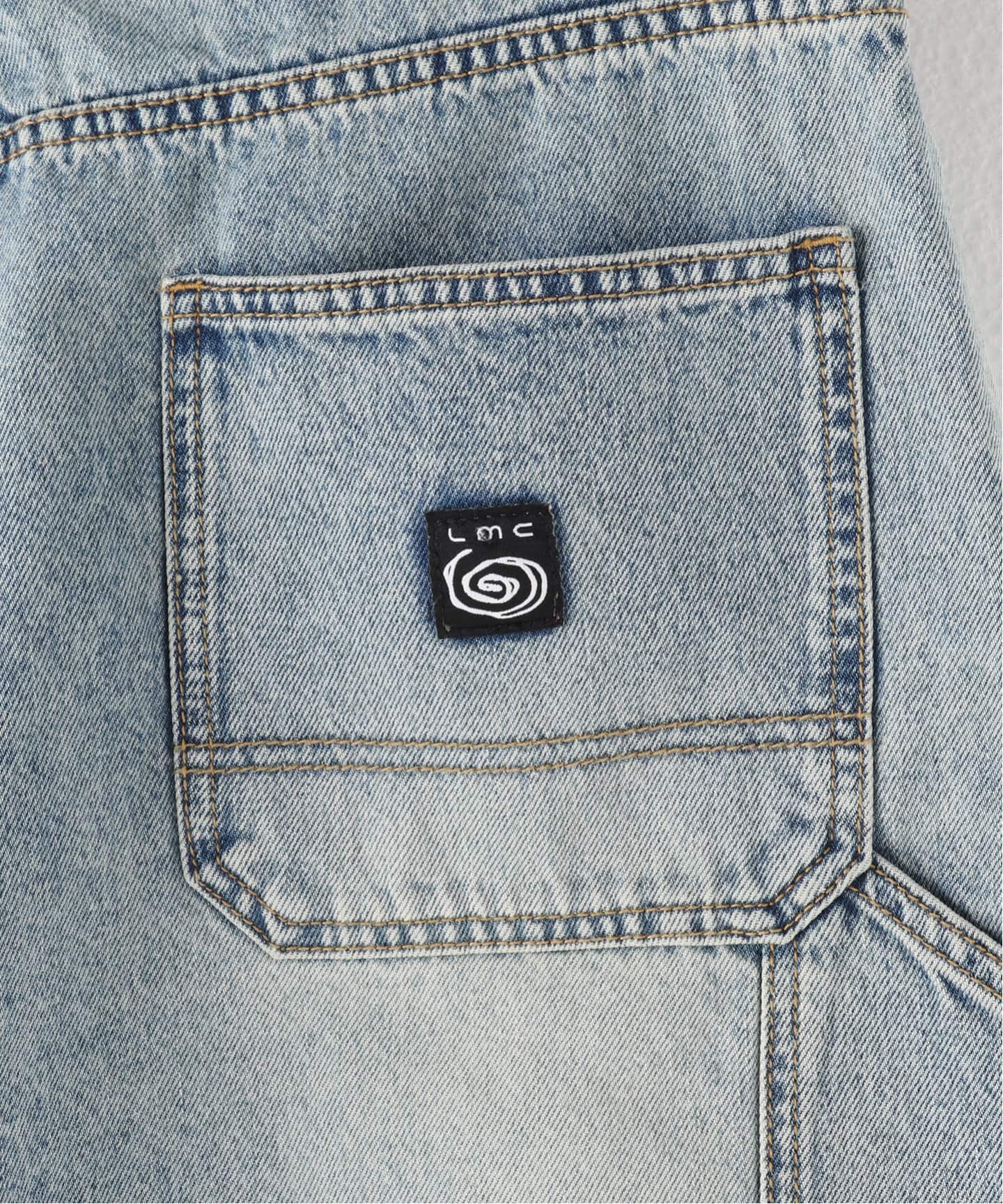 LMC / エルエムシー】BRUSH WASHED DENIM CARPENTER SHORTS