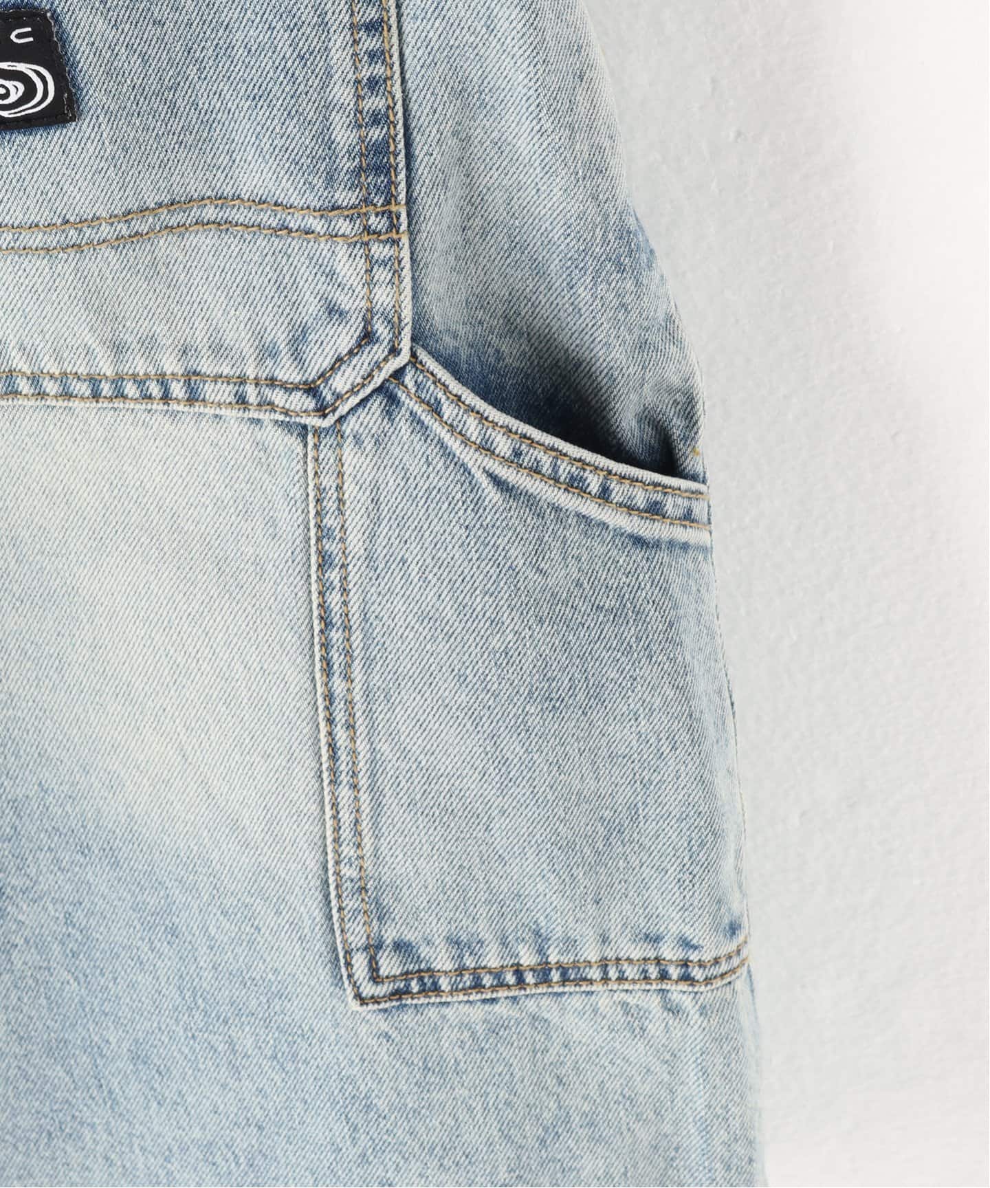 LMC / エルエムシー】BRUSH WASHED DENIM CARPENTER SHORTS