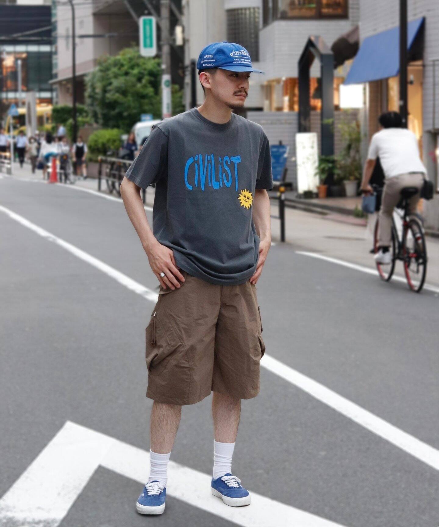 NVRFRGT / ネヴァーフォーゲット】3D TWISTED CARGO SHORT PANTS 