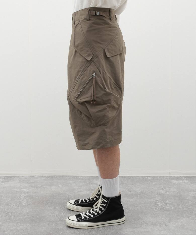 NVRFRGT / ネヴァーフォーゲット】3D TWISTED CARGO SHORT PANTS 