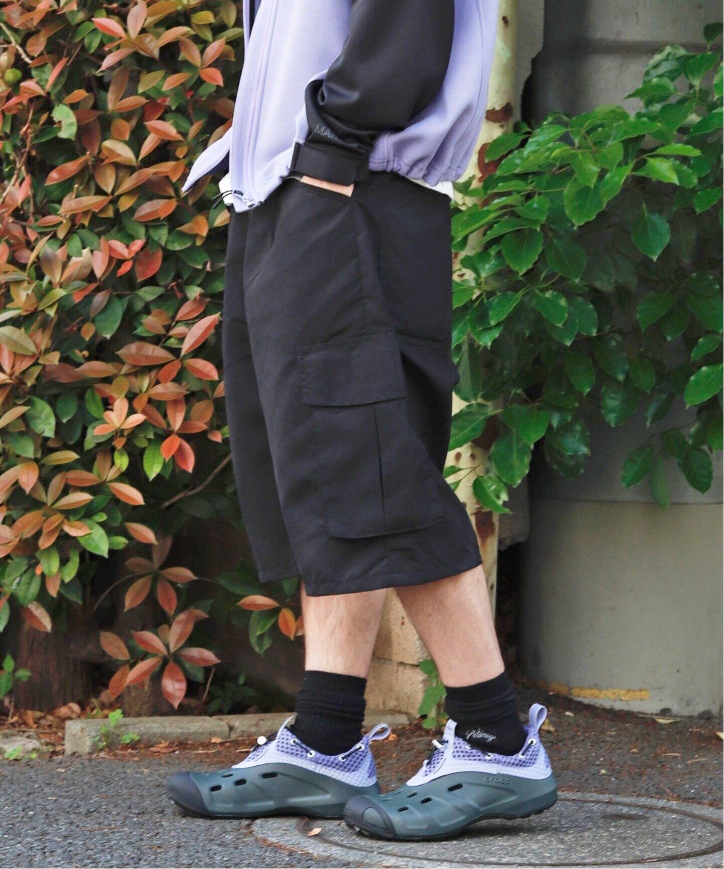 WILLY CHAVARRIA × WISM 1タック ワイドショーツ WILLY CHAVARRIA × WISM 1タック ワイドショーツ