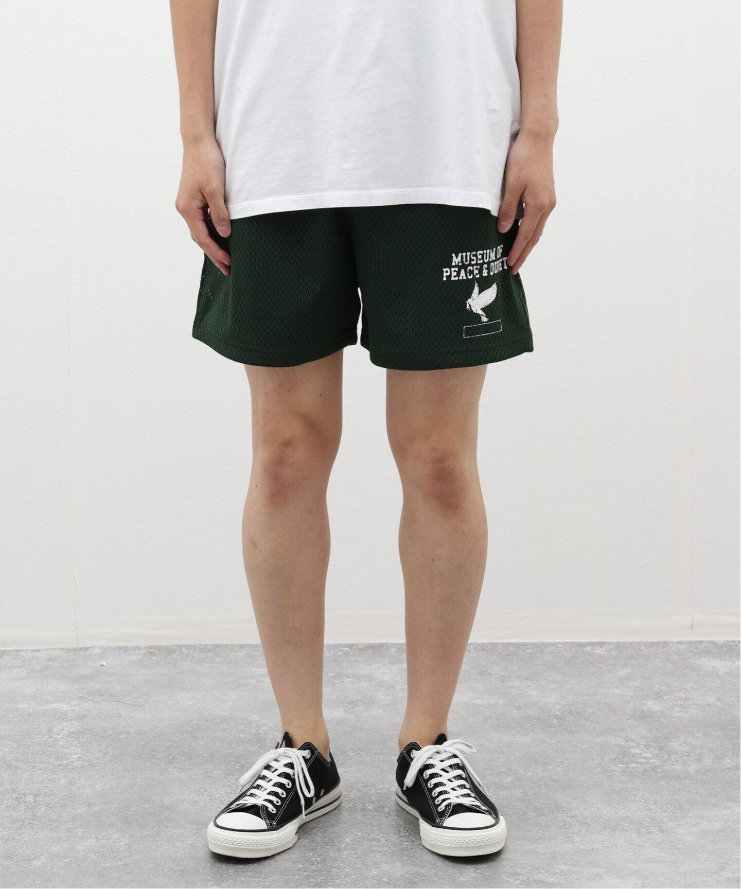 PEACE＆QUIET / ピース & クワイエット P.E. MESH SHORTS（ショート 