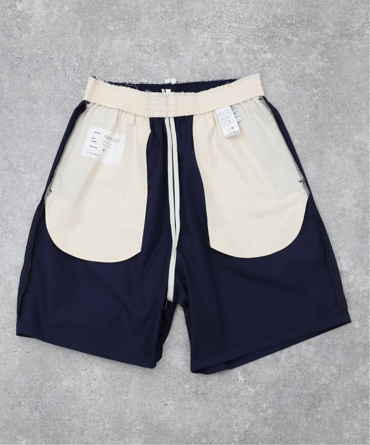 CAMIEL FORTGENS / KNEE SHORTS COTTON TWILL BLUE CF.17.13.01.01 