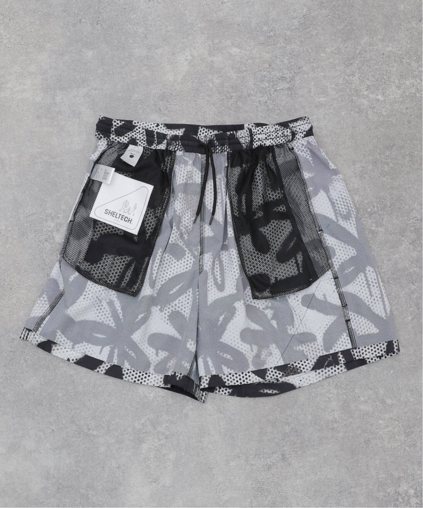 SHELTECH × R.KAMIYAMA BLACK PRINT SHORTS（ショート・ハーフ