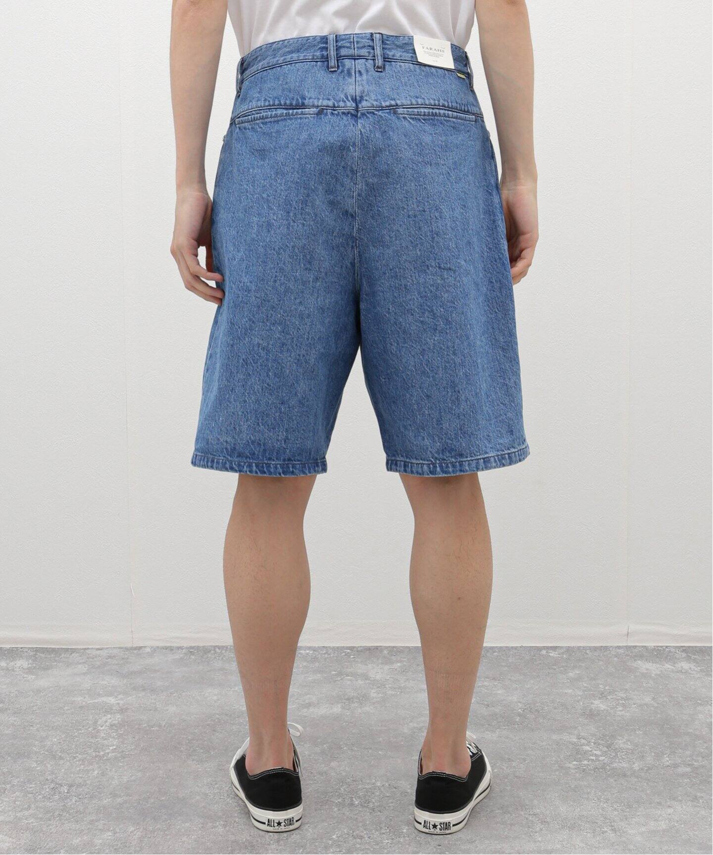 FARAH / ファーラー Two Tuck Wide Tapered Shorts FR0401-M4033/34  