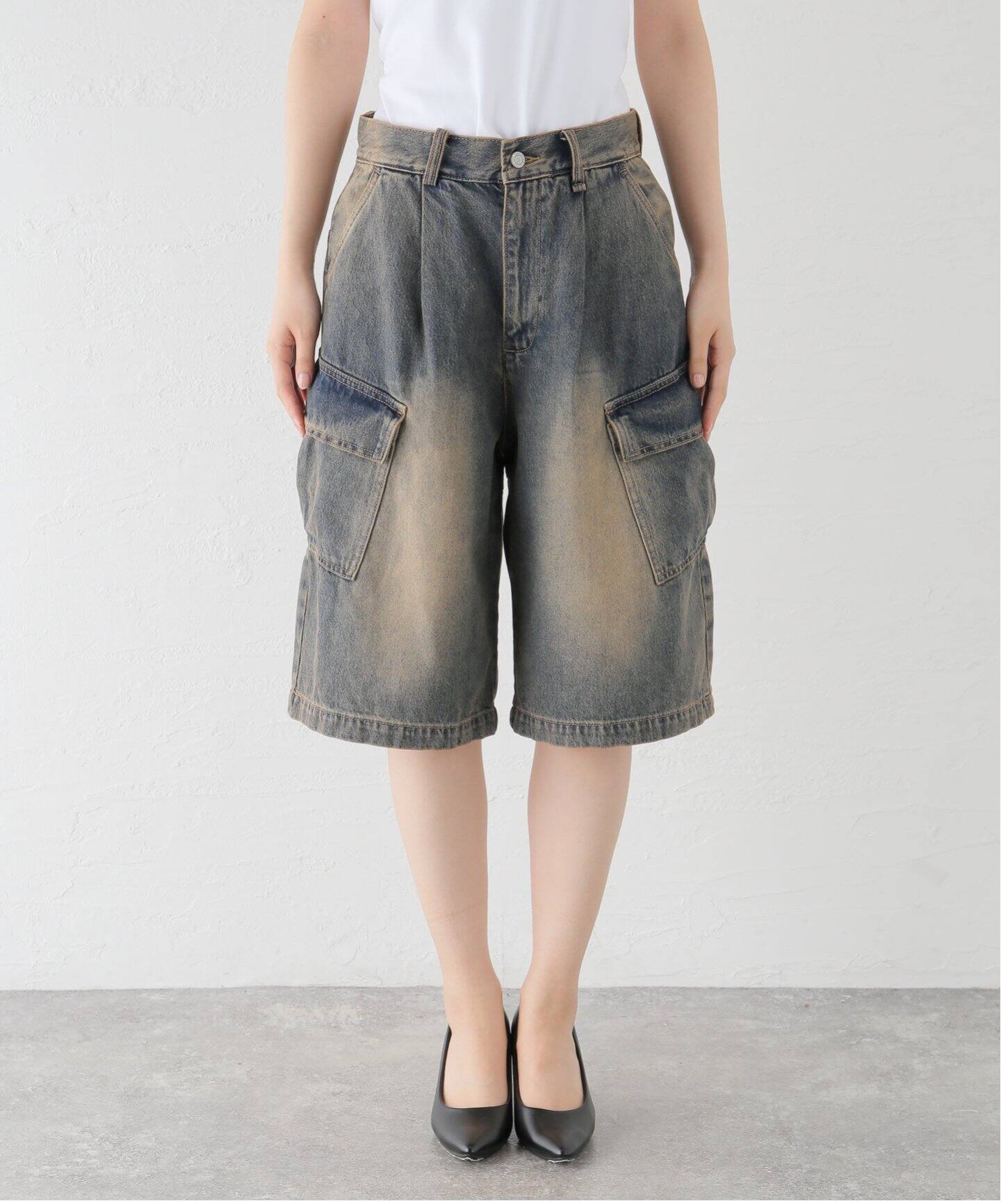 カーゴデニムハーフパンツ（デニムパンツ・ジーンズ）｜JOINT WORKS  