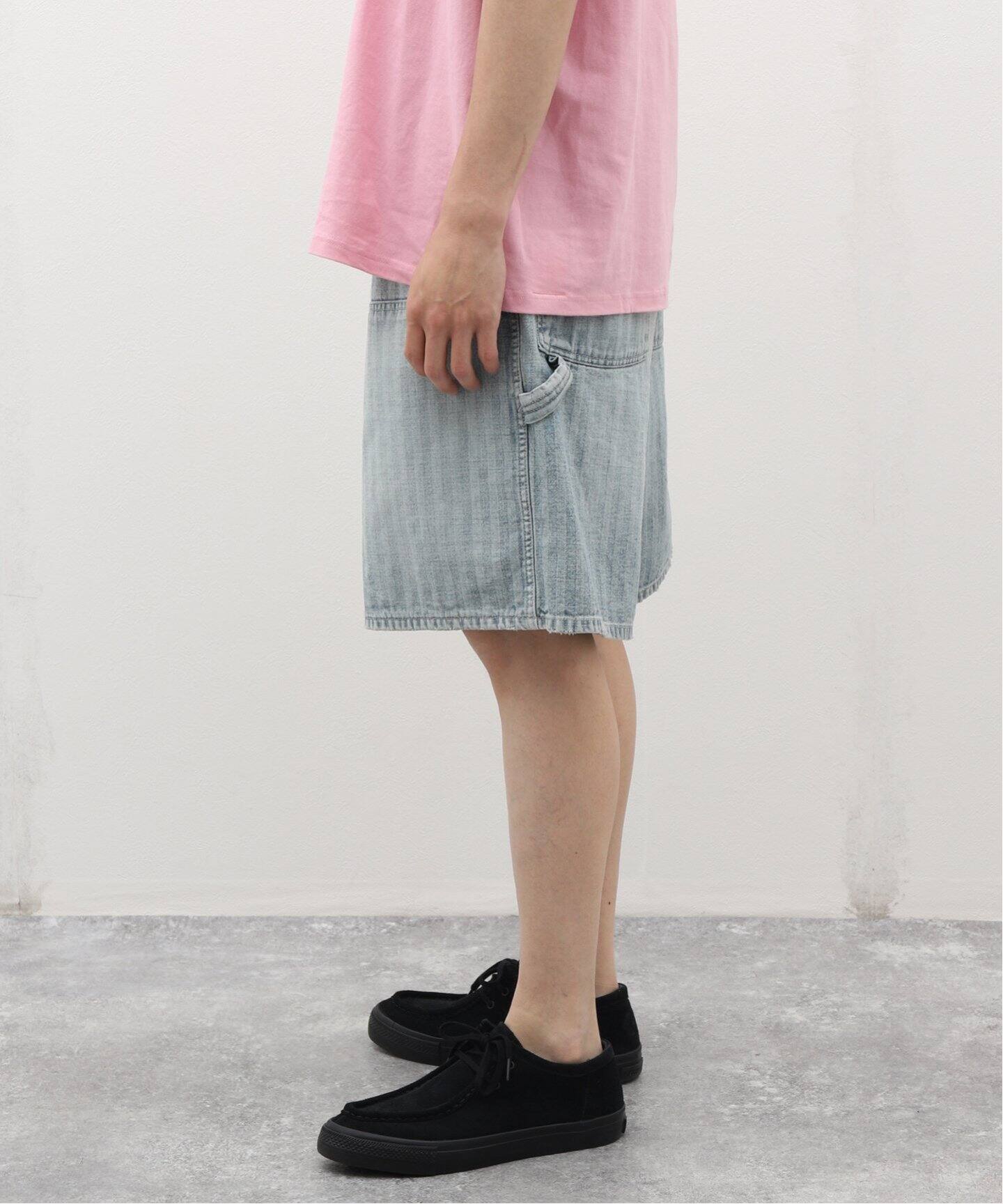 BLESS U ブレスユー　ハーフパンツ　デニム　灰色　グレー Bless u ブレスユー denim half pants かつきくん着用 メンズ