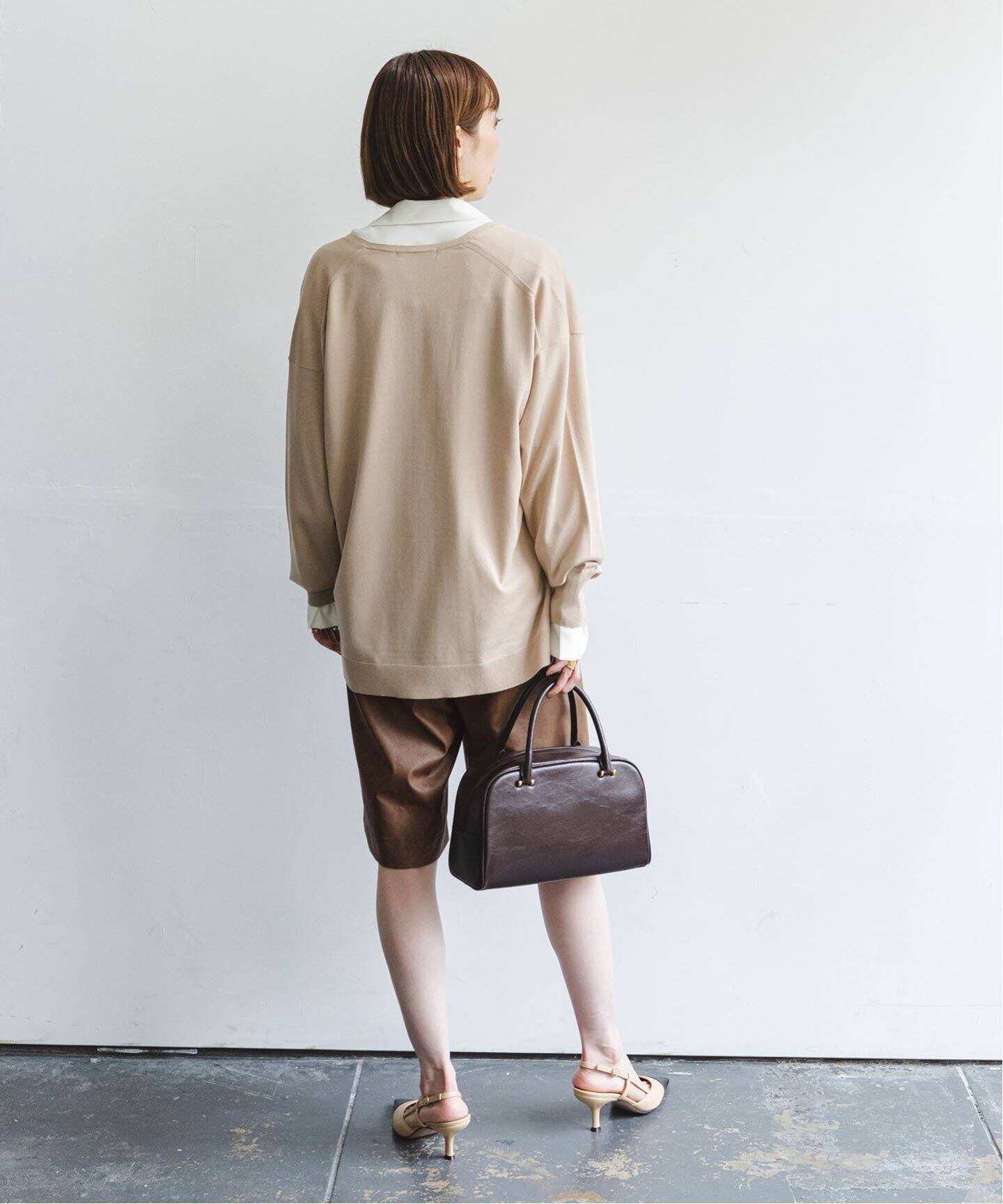 フェイクレザーショートパンツ（ショート・ハーフパンツ）｜NOBLE  