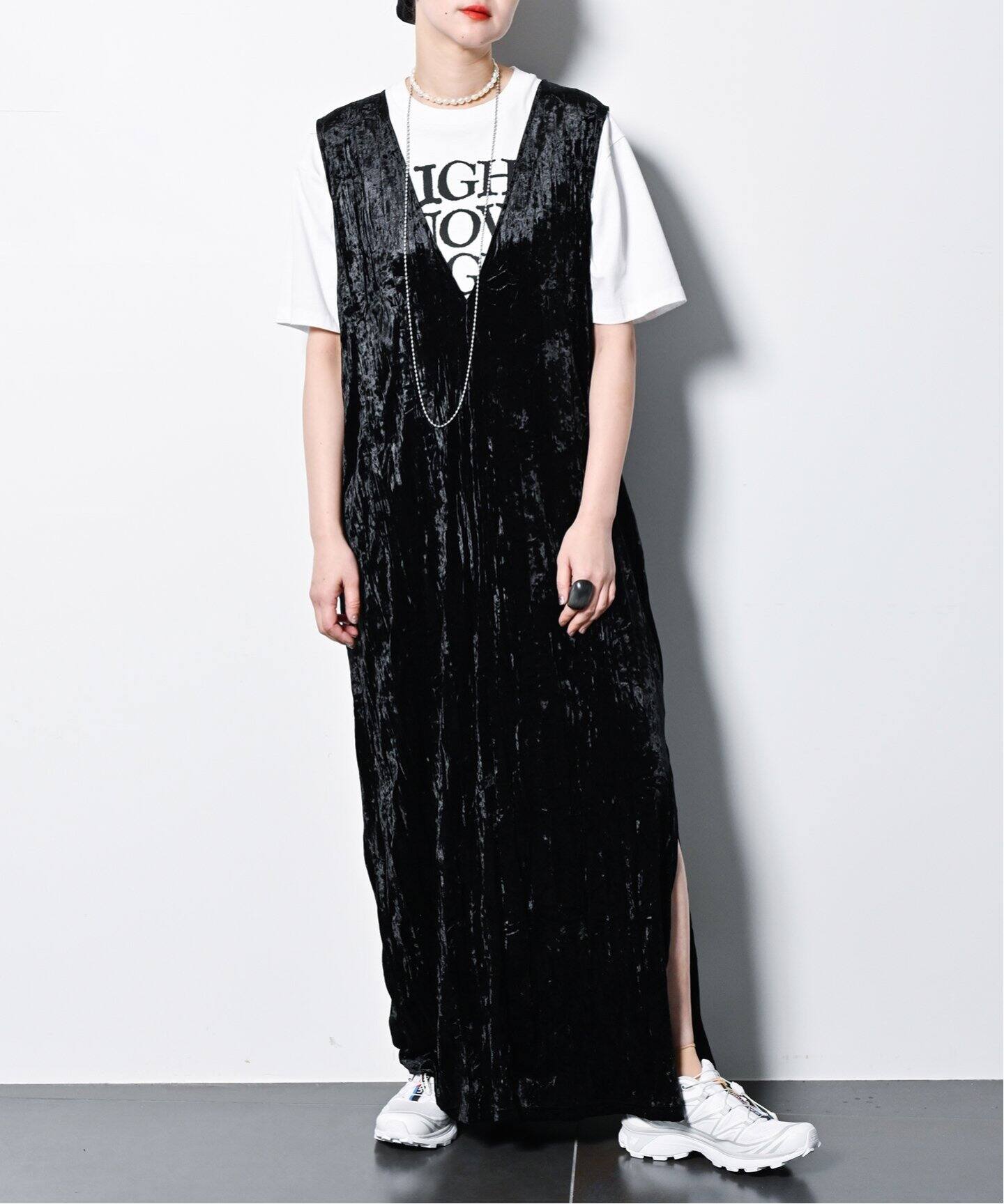 CRUSH VELVET LEAN DRESS：ワンピース（ワンピース）｜CITYSHOP  