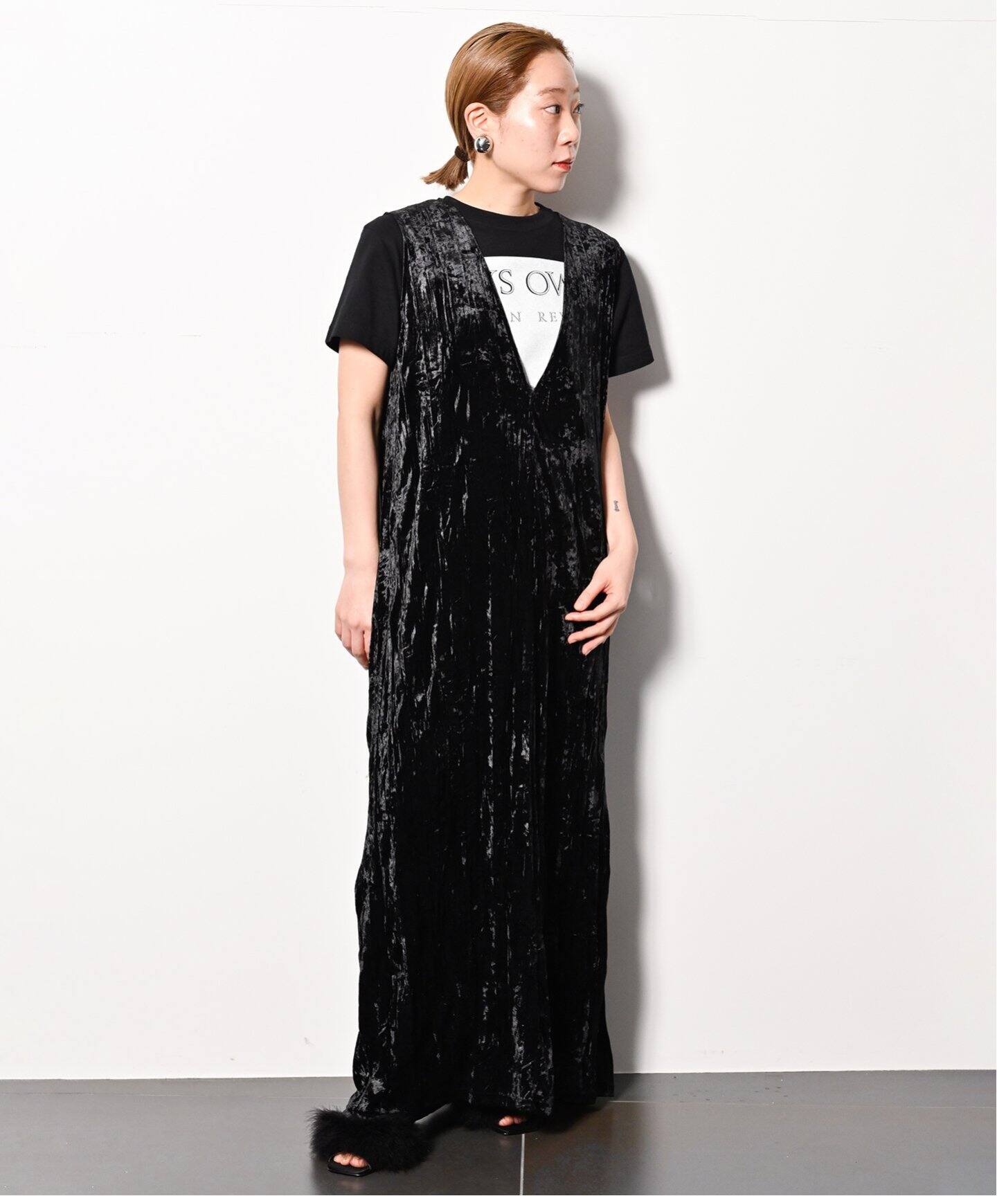 CRUSH VELVET LEAN DRESS：ワンピース（ワンピース）｜CITYSHOP  