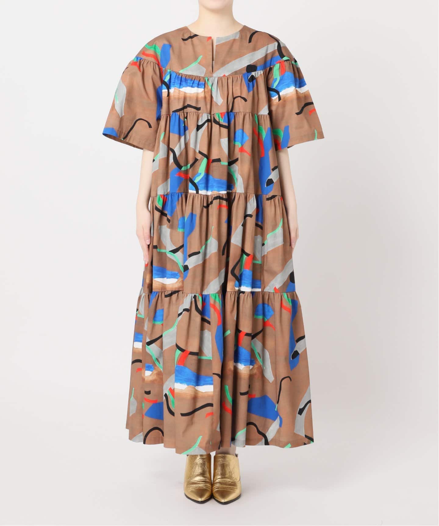 CITYSHOP（シティーショップ）の「PRINT MAXI DRESS：ワンピース