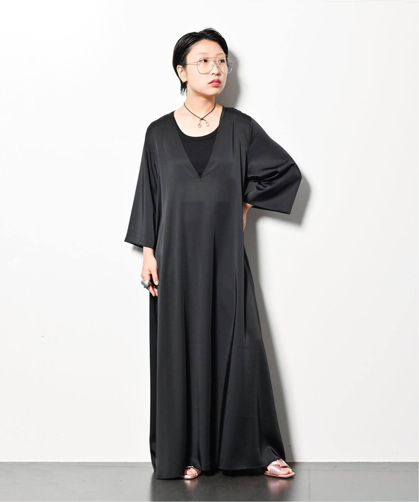 SATIN KAFTAN DRESS：ワンピース（ワンピース）｜CITYSHOP（シティ  