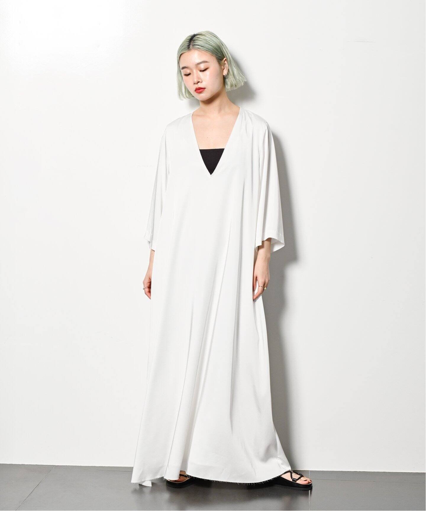 SATIN KAFTAN DRESS：ワンピース（ワンピース）｜CITYSHOP（シティ  