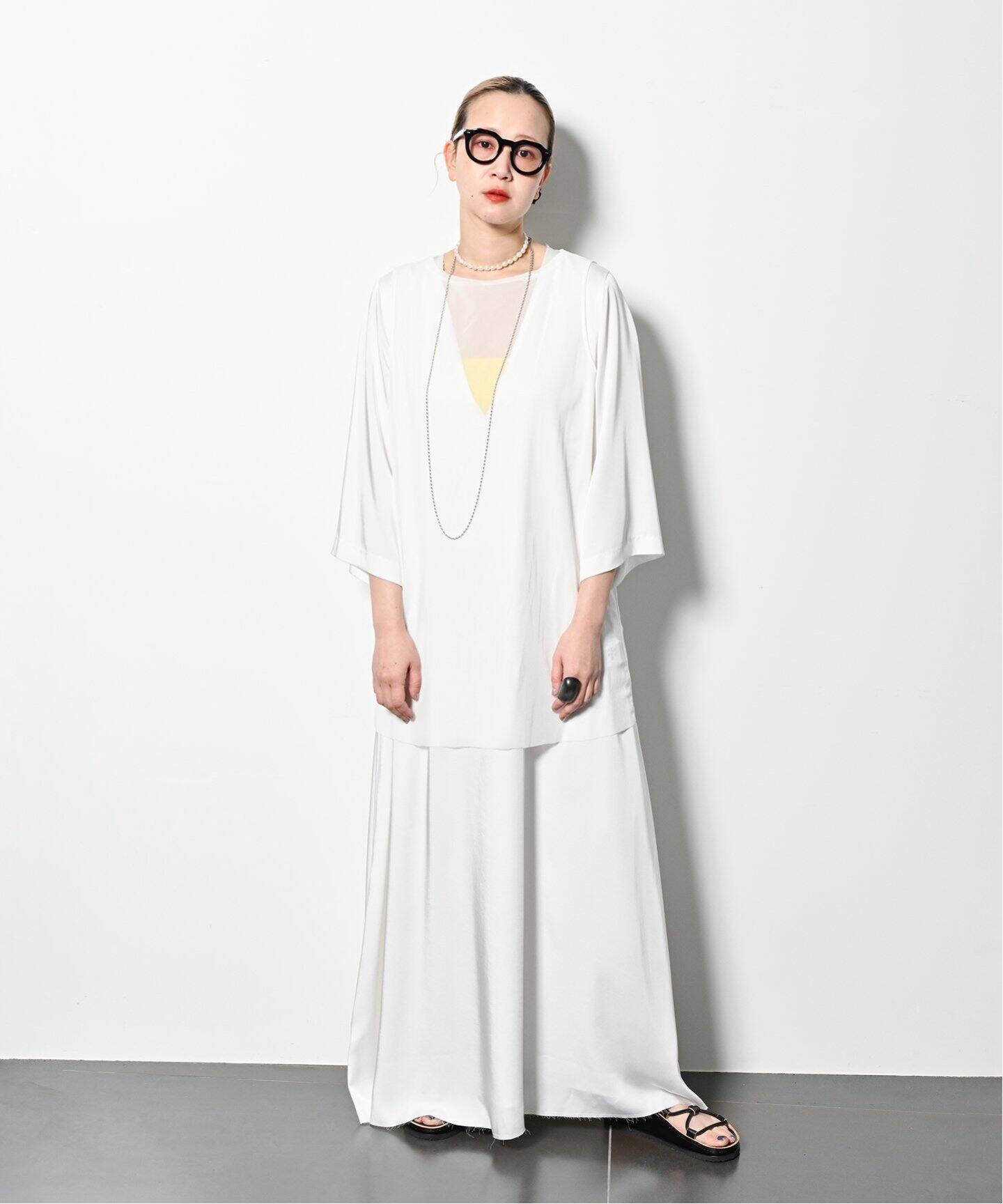 SATIN KAFTAN DRESS：ワンピース（ワンピース）｜CITYSHOP（シティ  