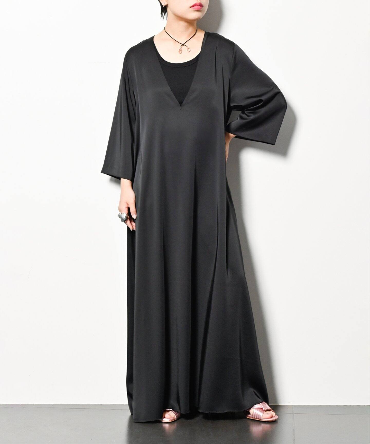 SATIN KAFTAN DRESS：ワンピース（ワンピース）｜CITYSHOP（シティ 