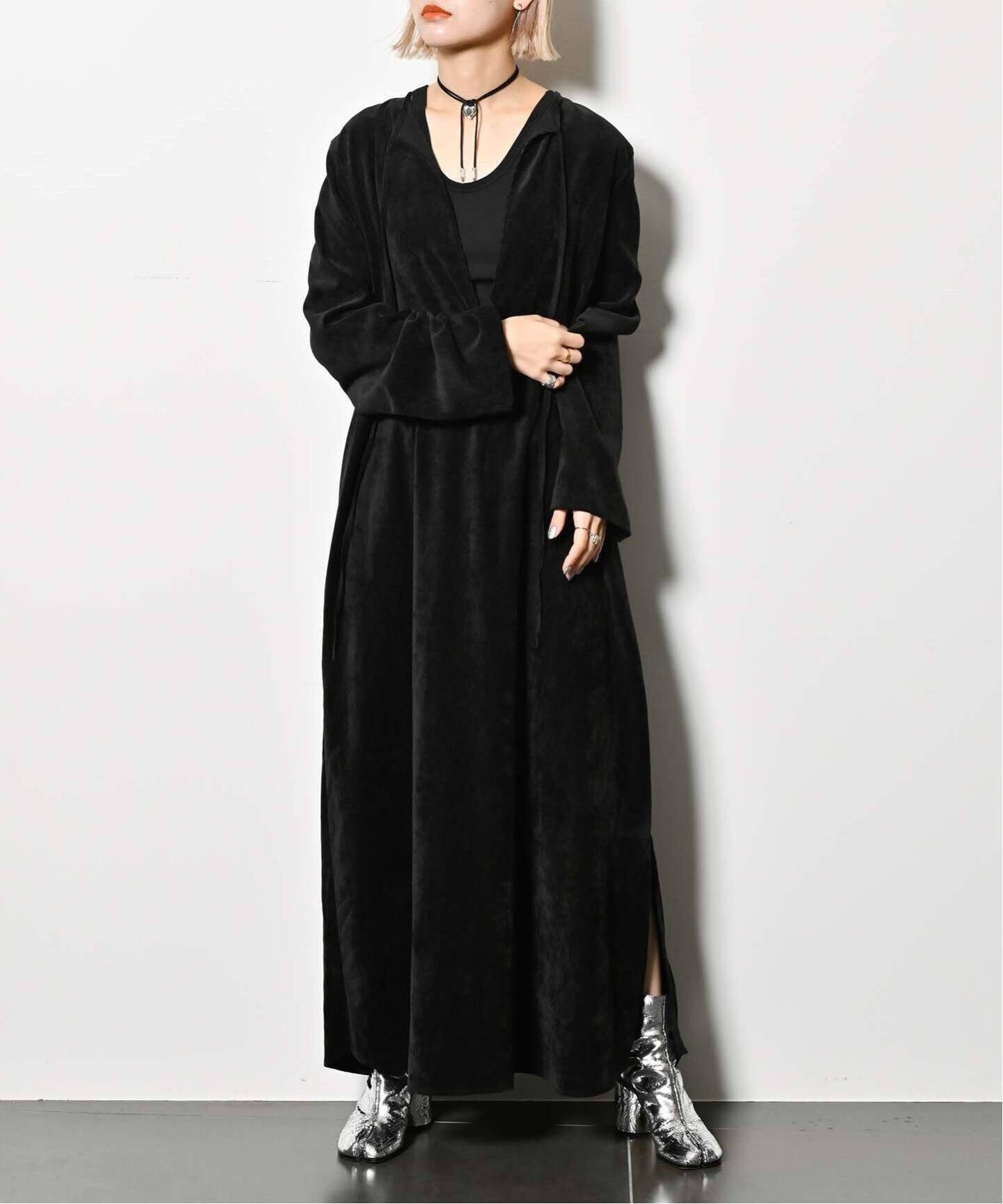 追加》VELVETEEN KAFTAN DRESS：ワンピース（ワンピース  